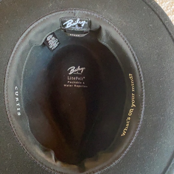 Bailey of Hollywood packable wool fedora. - Picture 3 of 3